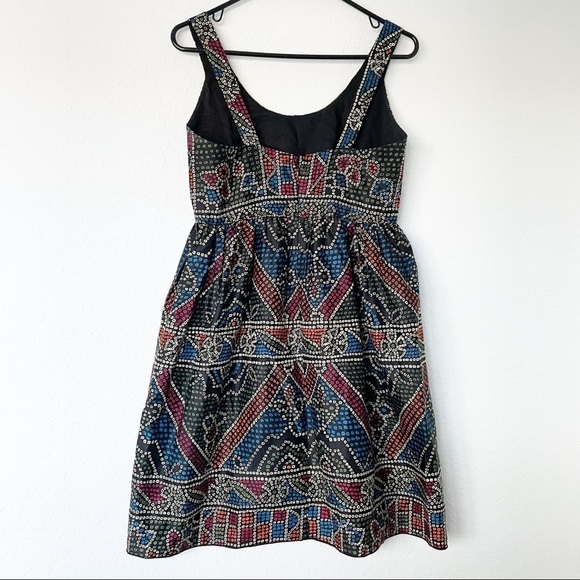 Anna Sui for Anthropologie Tesserae Mosaic‎ Beaded Shift Dress 4 - Picture 3 of 13